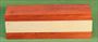 Rattle #1006 - Baby Rattle Blank - Padauk & Yellowheart  $8.49